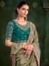 Vasthrlay Embroidery Unstitched Designer Tfh Ethnic Wear