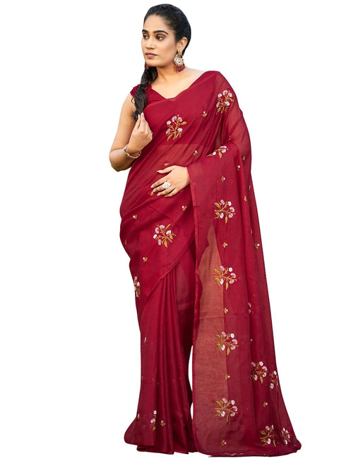 Vasthrlay Embroidered Unstitched Rt Ethnic Wear