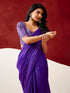 Vasthrlay Embroidery Peach Saree