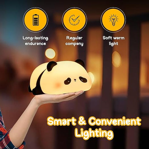 K3 Ventures Sleeping Panda Light | Panda Silicone Night Lamp for Kids