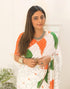 Vasthrlay Republic Tricolor Unstitched Multicolor Saree