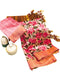 Vasthrlay Tussar Printed Contrast