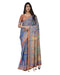 Vasthrlay Handloom Multicolor Turquoise Saree