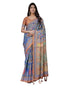 Vasthrlay Handloom Multicolor Turquoise Saree