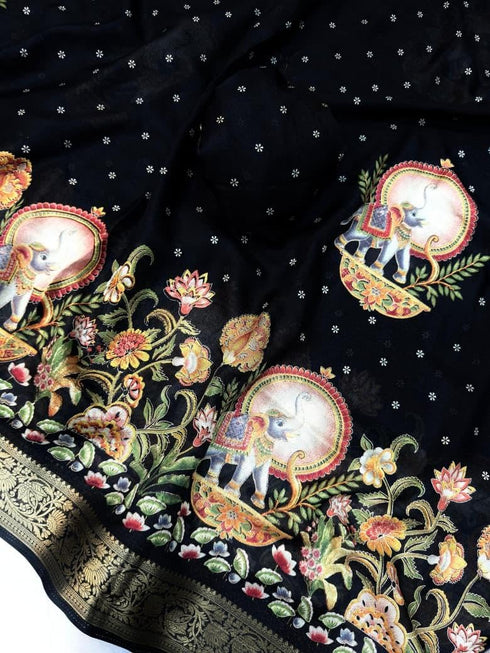 Vasthrlay Cotton Printed Designer Unstitched