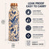 Pure Copper Water Bottle Indigo Blue 1000 ml