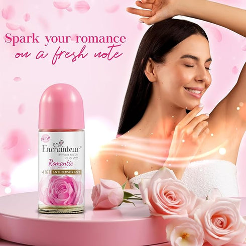 Enchanteur Romantic Anti-Perspirant Deodorant Roll-On For Women