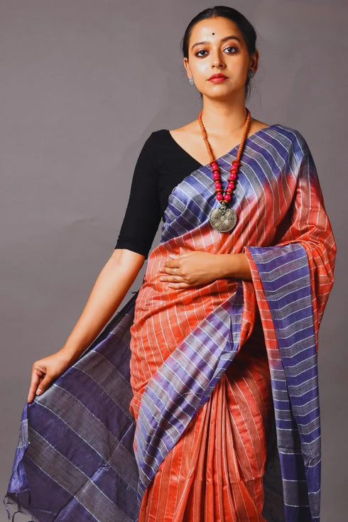 Vasthrlay Green Bhagalpuri Saree