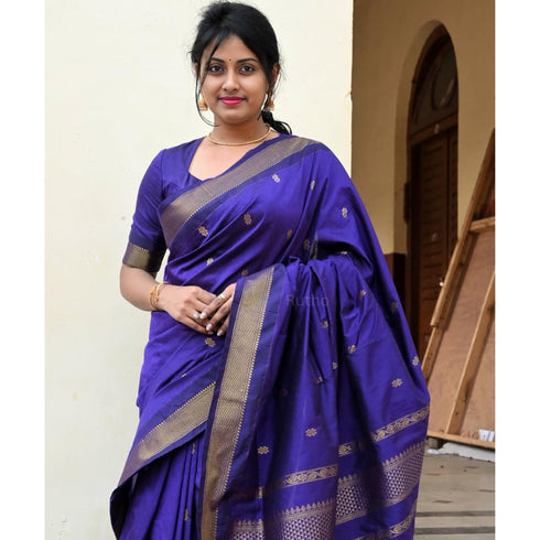 Vasthrlay Kanjivaram Tassels Saree
