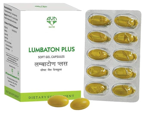 Avn Ayurveda Lumbaton Plus Soft Gel Capsules