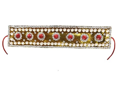 Pakhi Satin Little Krishna Dhoti Dupatta Set With Pagdi