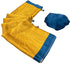 Vasthrlay Ajrakh Saree Crepe