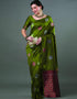 Vasthrlay Banarasi Unstitched Saree