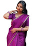 Vasthrlay Banarasi Unstitched Saree