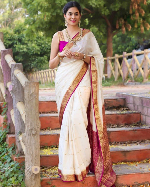 Vasthrlay Banarasi Kanjivaram Traditional Unstitched Blouse