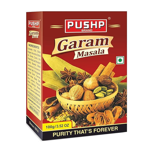 Pushp Brand Garam Masala Box