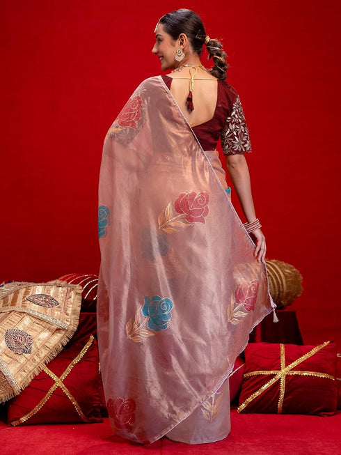 Vasthrlay Shimmer Light Saree