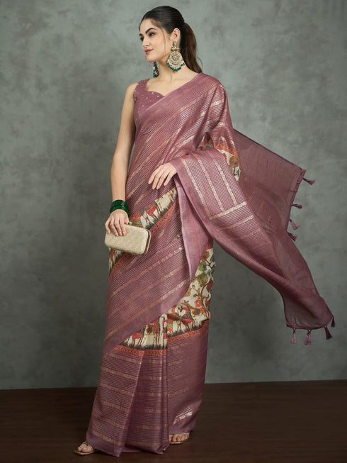 Vasthrlay Kalamkari Printed Unstitched Su Ethnic Wear