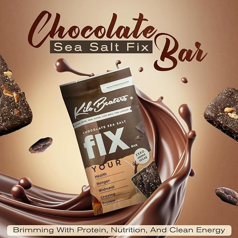 Kilobeaters Chocolate Sea Salt Fix Bar