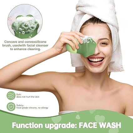 SkinSide Ice Roller for Face with Scrubber | Ice Roller for Face