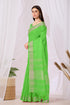 Vasthrlay Green Unstitched Saree