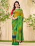 Vasthrlay Georgette Bandhani Unstitched Pink Saree