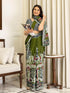 Vasthrlay Womens Printed Unstitched Beige Saree