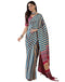 Vasthrlay Printed Tassels Unstitched Maroon Saree