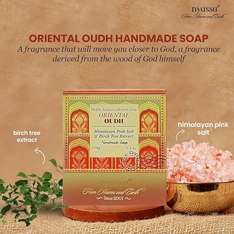 Nyassa Oriental Oud Luxurious Handmade Natural Bathing Soap