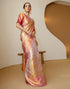 Vasthrlay Special Jacquard Unstitched Pink Saree