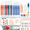 52 Pcs Knitting Crochet Hook Needle Set