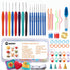 52 Pcs Knitting Crochet Hook Needle Set