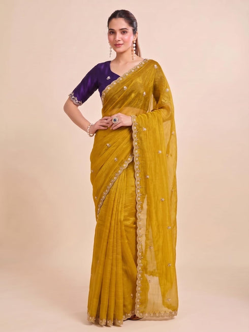 Vasthrlay Chiffon Unstitched