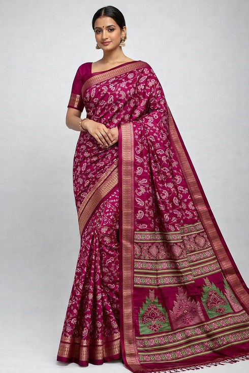 Vasthrlay Elegant Paisley Traditional Lightweight