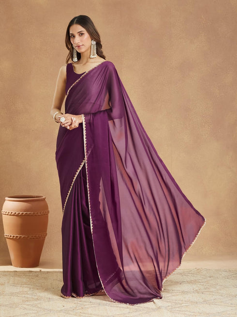 Vasthrlay Border Unstitched Saree