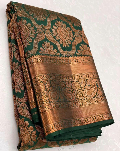 Vasthrlay Banarasi Unstitched Saree