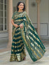 Vasthrlay Georgette Printed Orange Saree