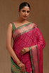Vasthrlay Turquoise Woven Design