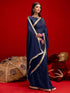 Vasthrlay Blouse Rust Saree
