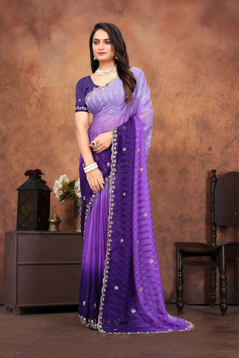 Vasthrlay Designer Embroidered Elegant Cutwork