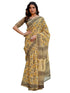Vasthrlay Womens Printed Unstitched Multicolor Saree