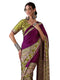 Vasthrlay Printed Tassels Cream Saree