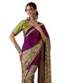 Vasthrlay Printed Tassels Cream Saree