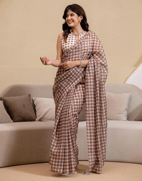 Vasthrlay Womens Cotton Printed Green Saree