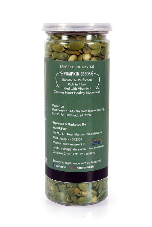NatureVit Roasted Pumpkin Seeds Lightly Salted
