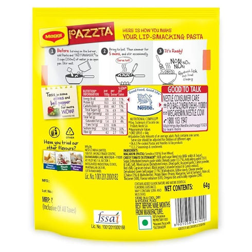 Maggi Pazzta Instant Pasta Cheesy Tomato Twist Pouch
