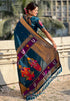 Vasthrlay Kanjivaram Paithani Unstitched Mahendi Ethnic Wear