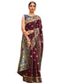 Vasthrlay Weaving Paithani Unstitched Maroon Saree
