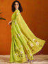 Vasthrlay Floral Tassels Yellow Traditional