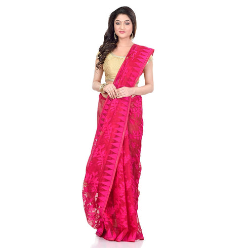 Vasthrlay Bengal Cotton `s Handloom Jamdani